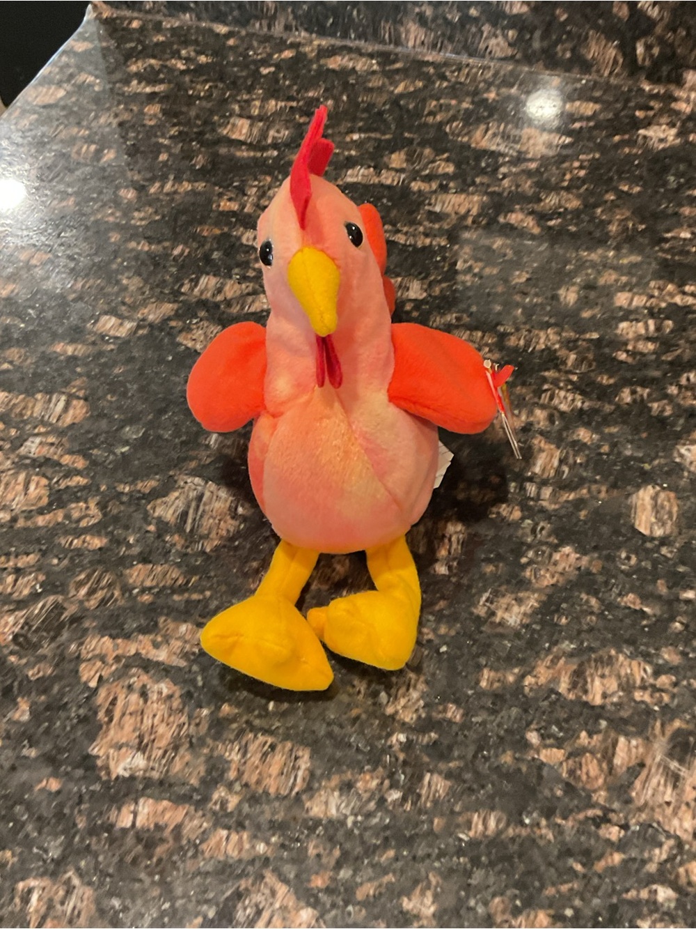 Vintage Retired TY Beanie Baby - Chicken